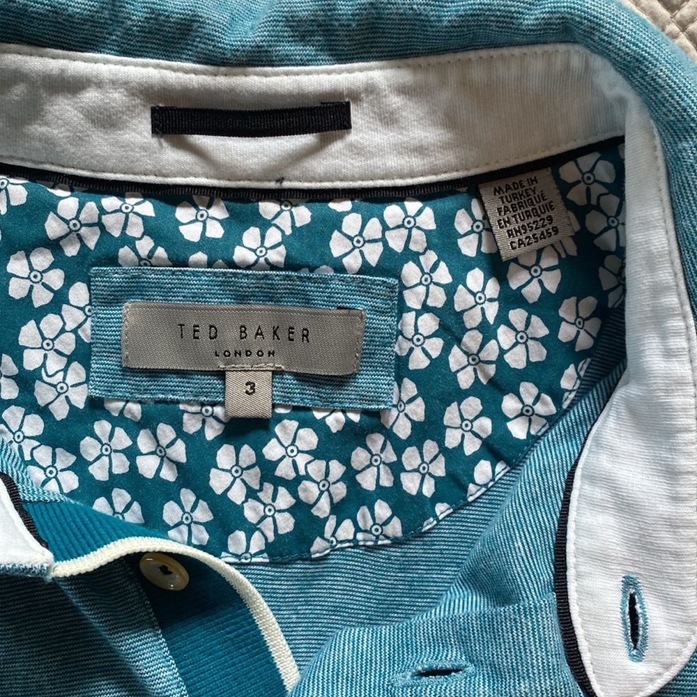 Ted Baker / Polo / Blue / Size 3 (Medium) - Picture 8 of 9